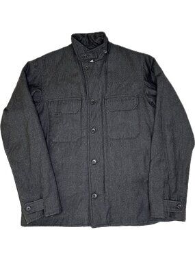 ENGINEERED GARMENTS Men’s Wool Field Shirt Jacket M Charcoal Made In USA
